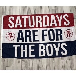 New! Barstool Sports Flag Saturdays Are For The Boys Dorm Teen College 3x5'